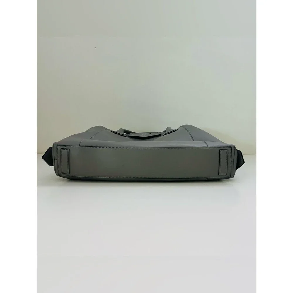 GIVENCHY Antigona Soft Medium Pearl Grey Leather Satchel